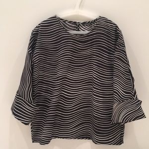 Marimekko Casalisa 3/4 Sleeved Cotton Blouse M